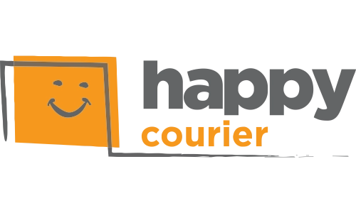 happy courier