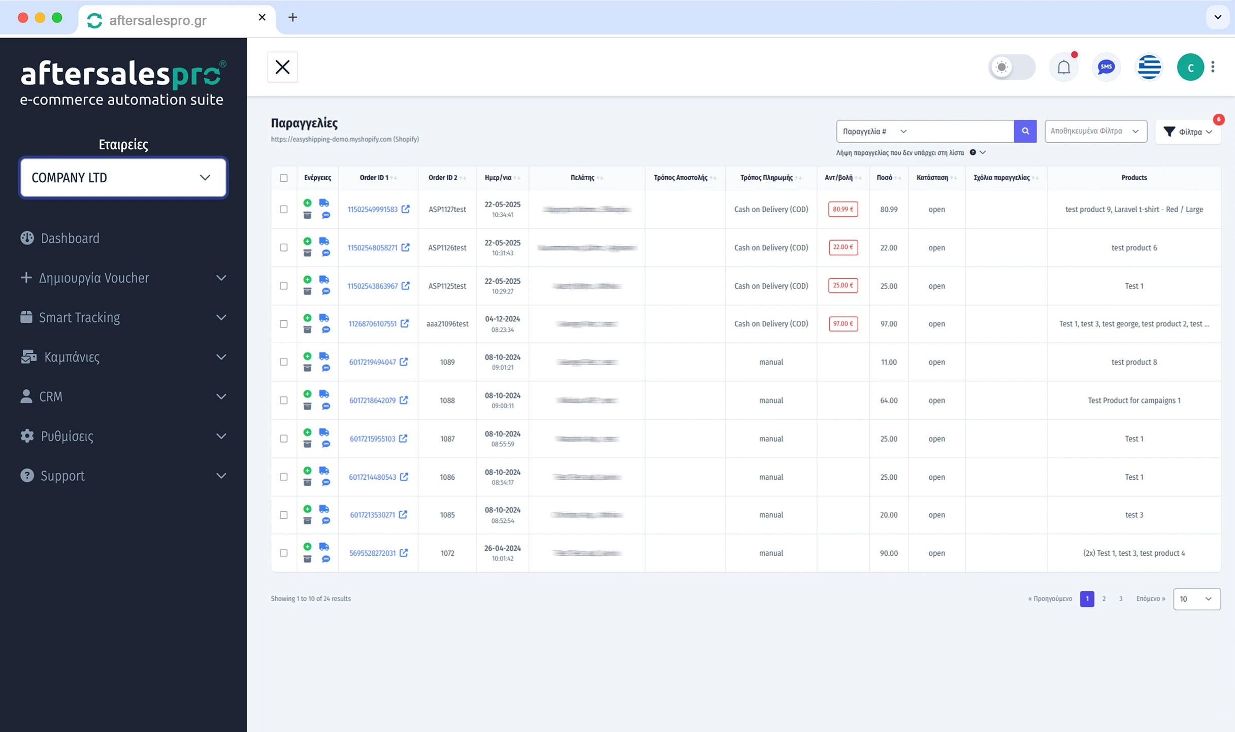 Sync orders, products, customers and more...