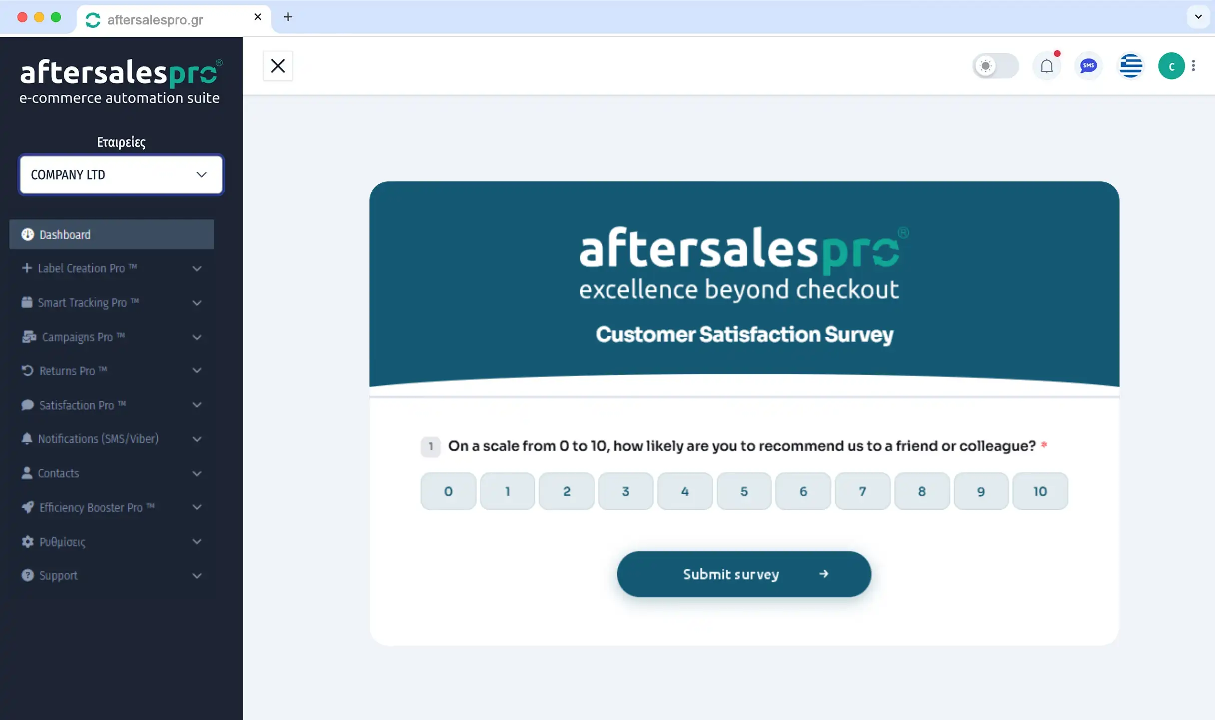AfterSalesPro Measure satisfaction, boost your NPS and increase your positive reviews